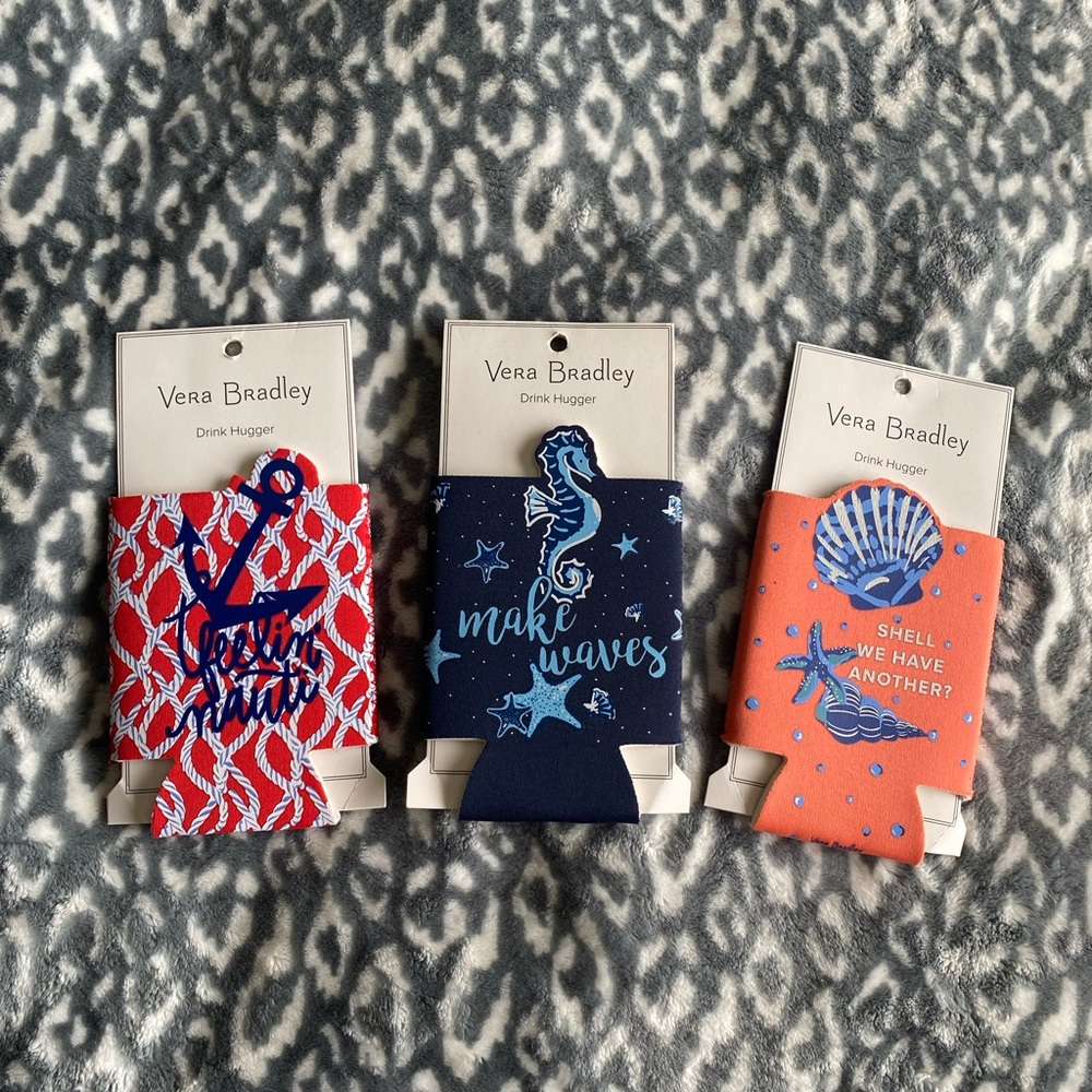 Vera Bradley coozies